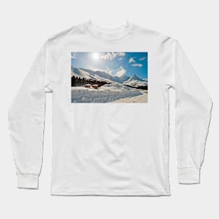 Canadian Rocky Mountains Icefields Parkway Canada Long Sleeve T-Shirt